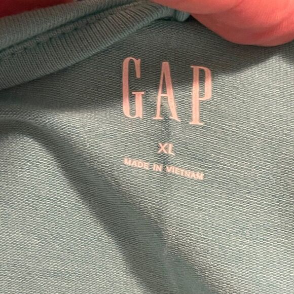 GAP Women's XL Aqua Glaze Sleeveless Knot Tank Top, NWT - Picture 4 of 9